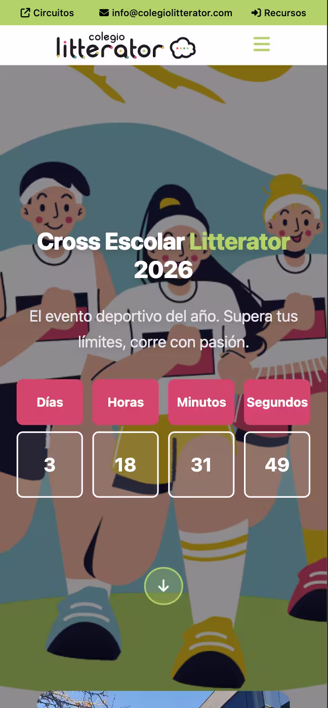 Cross Litterator 2026 — vista mobile
