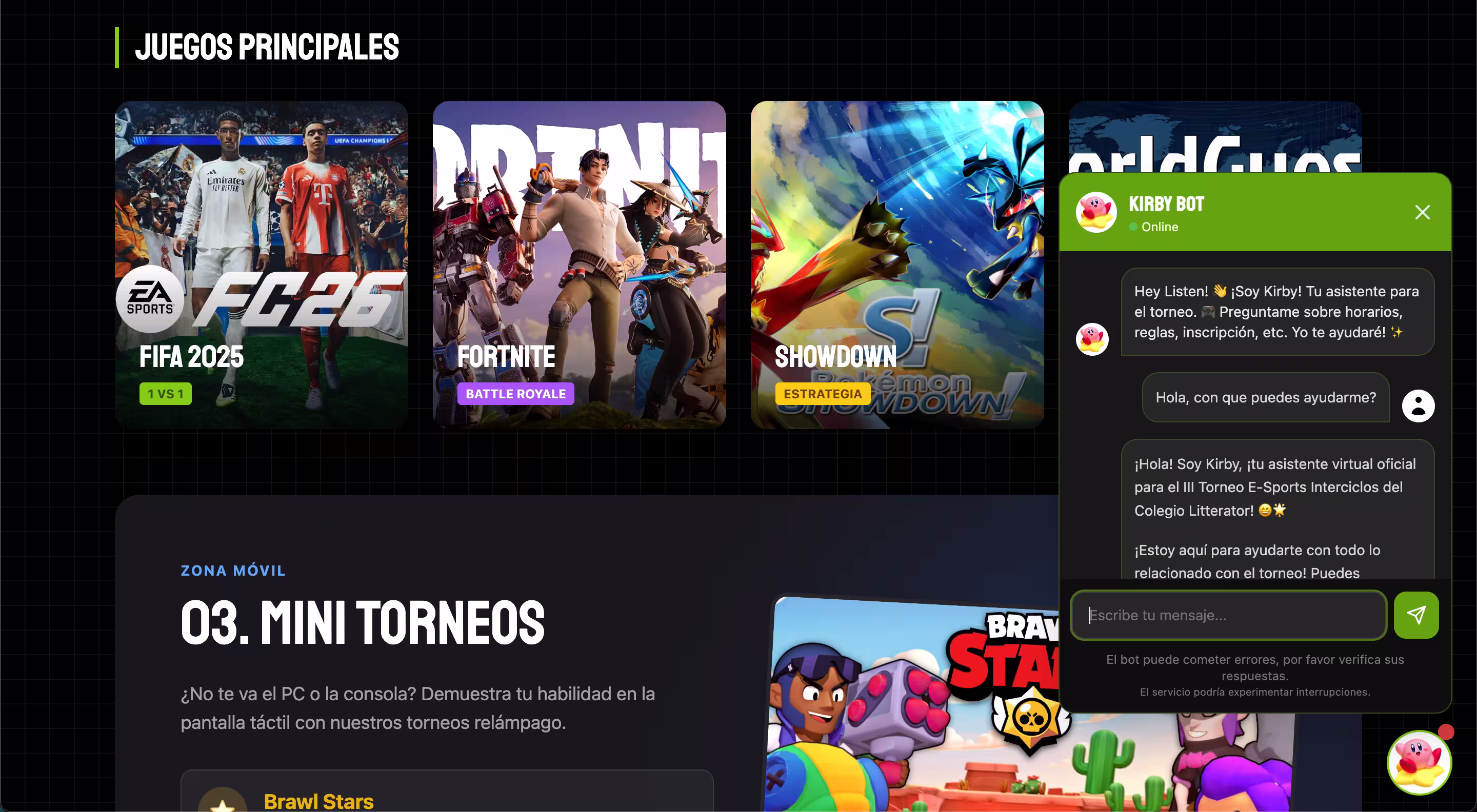 Torneo E-Sports DAM — detalle 1